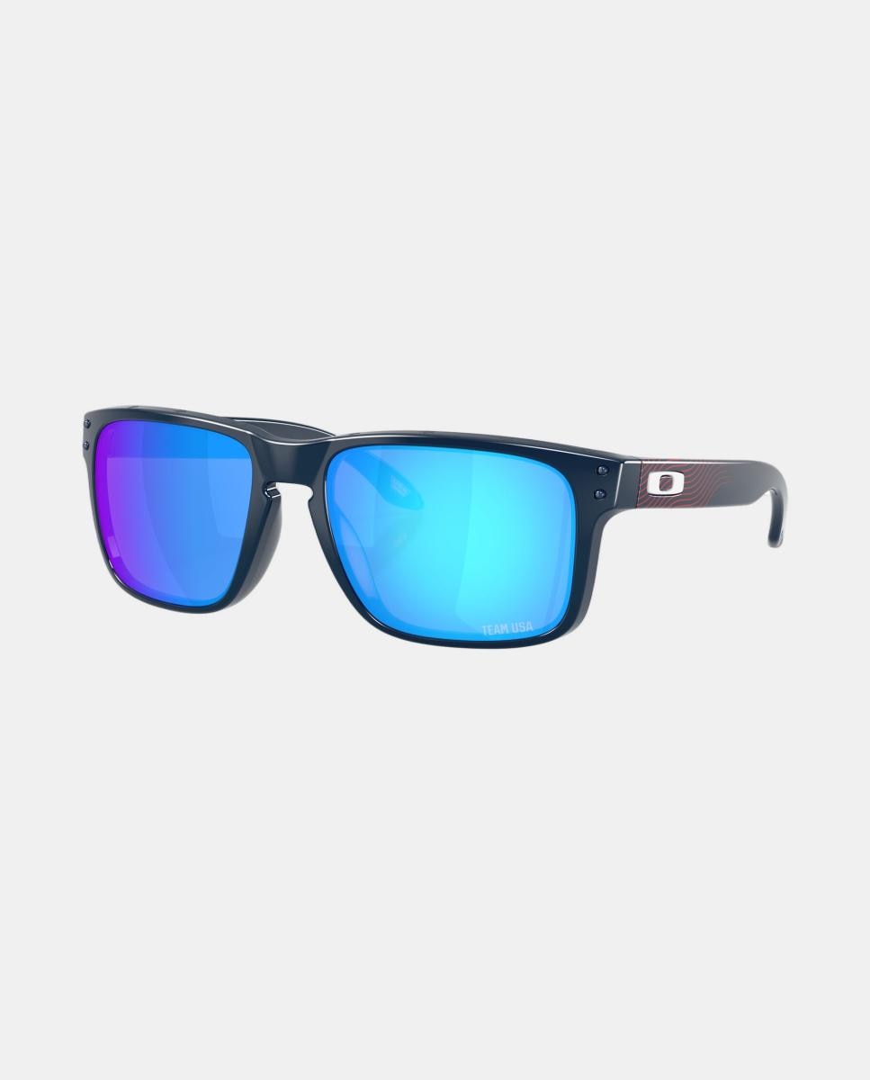 Gafa de sol de hombre cuadrada en inyectado con lente espejada - Oakley - Negro Negro-2