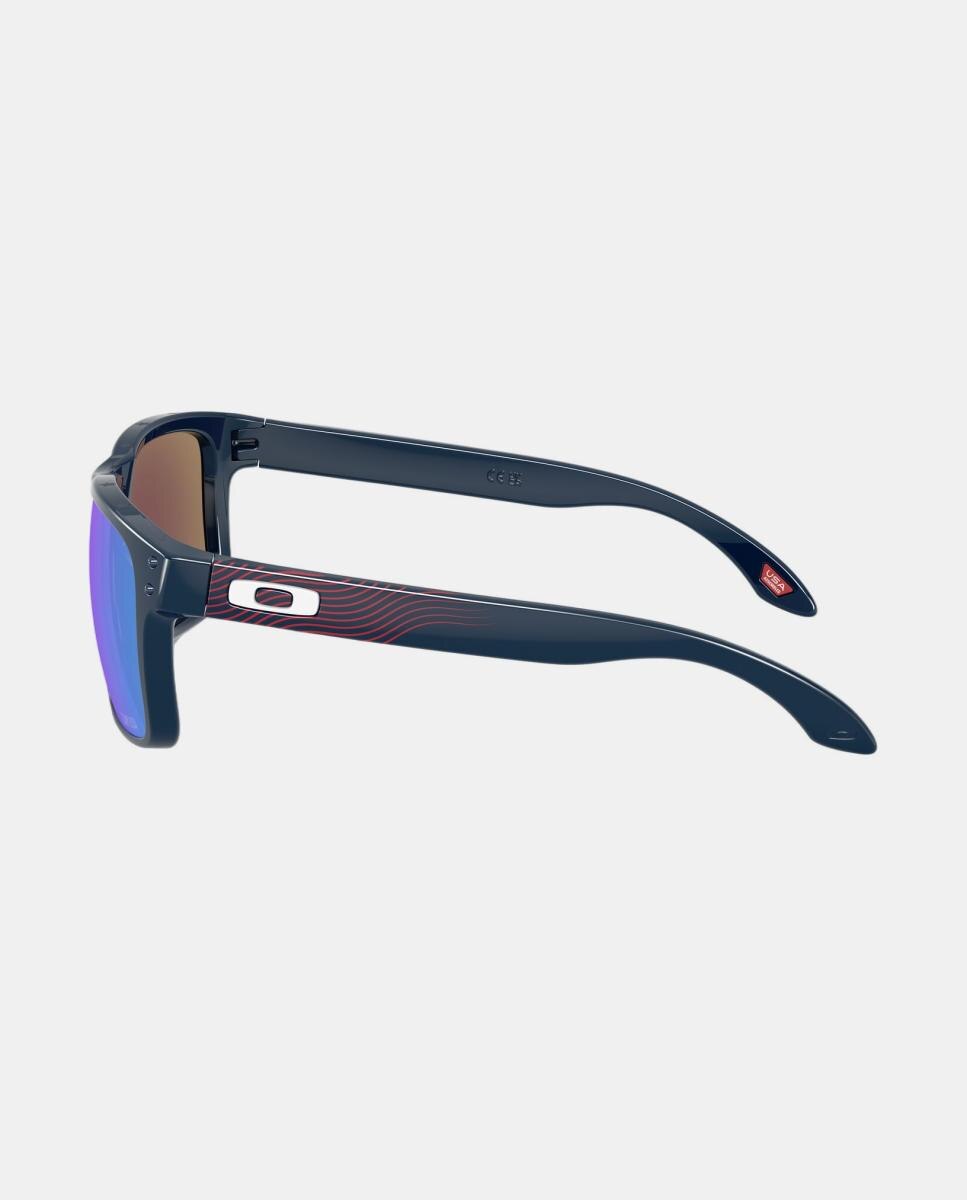 Gafa de sol de hombre cuadrada en inyectado con lente espejada - Oakley - Negro Negro-3