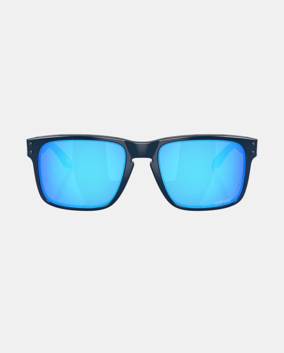 Gafa de sol de hombre cuadrada en inyectado con lente espejada - Oakley - Negro Negro-4