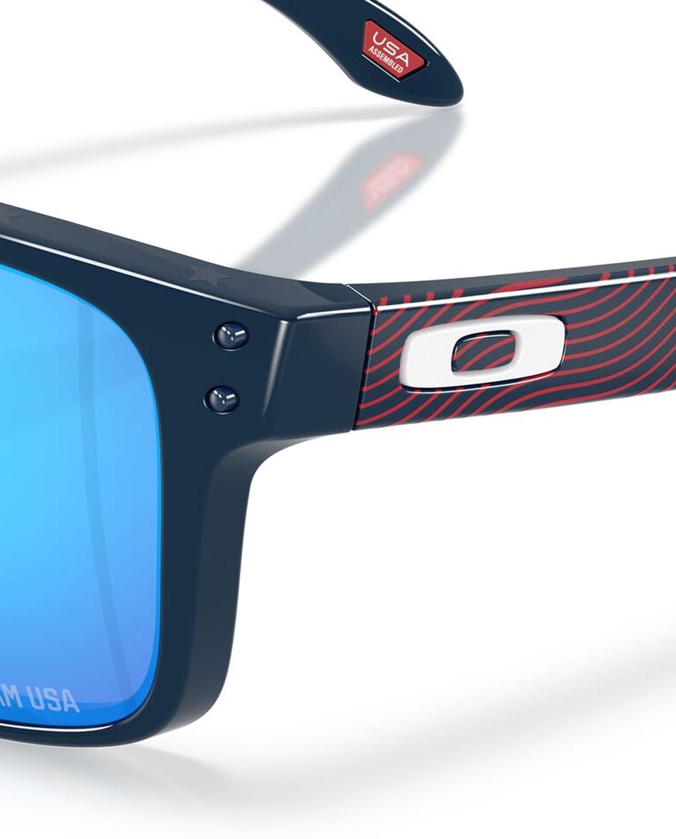 Gafa de sol de hombre cuadrada en inyectado con lente espejada - Oakley - Negro Negro-8