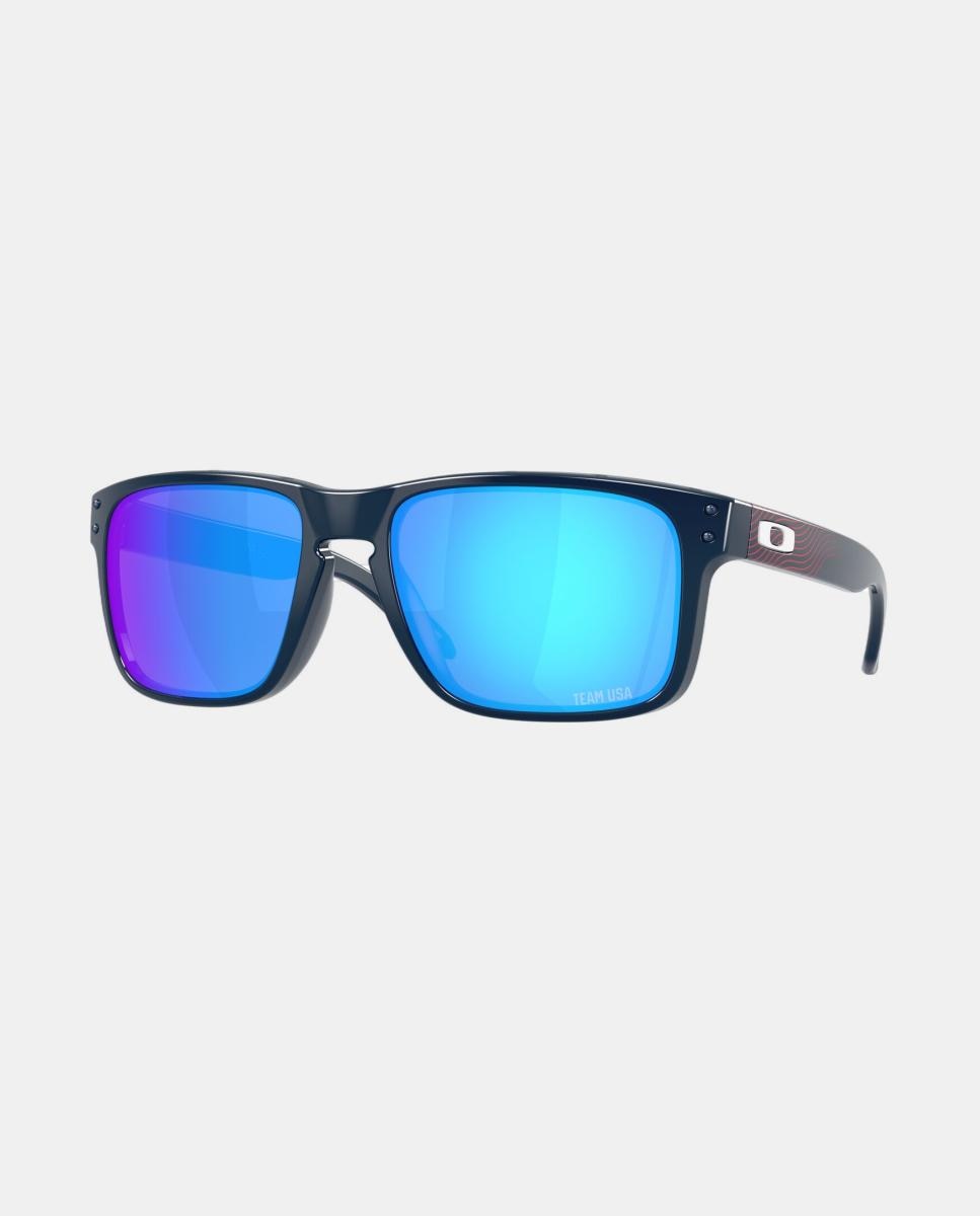 Gafa de sol de hombre cuadrada en inyectado con lente espejada - Oakley - Negro Negro-11