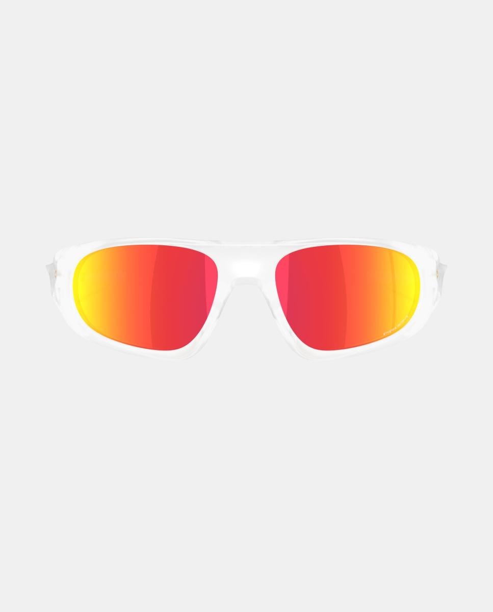 Gafa de sol unisex ovalada en inyectado con lente espejada - Oakley - Transparente Transparente-4