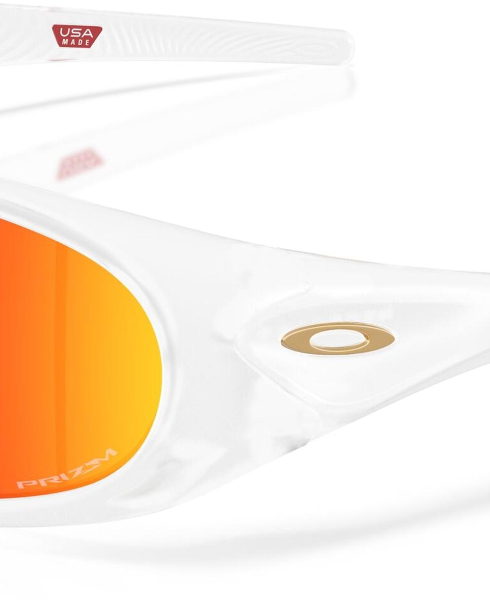 Gafa de sol unisex ovalada en inyectado con lente espejada - Oakley - Transparente Transparente-8
