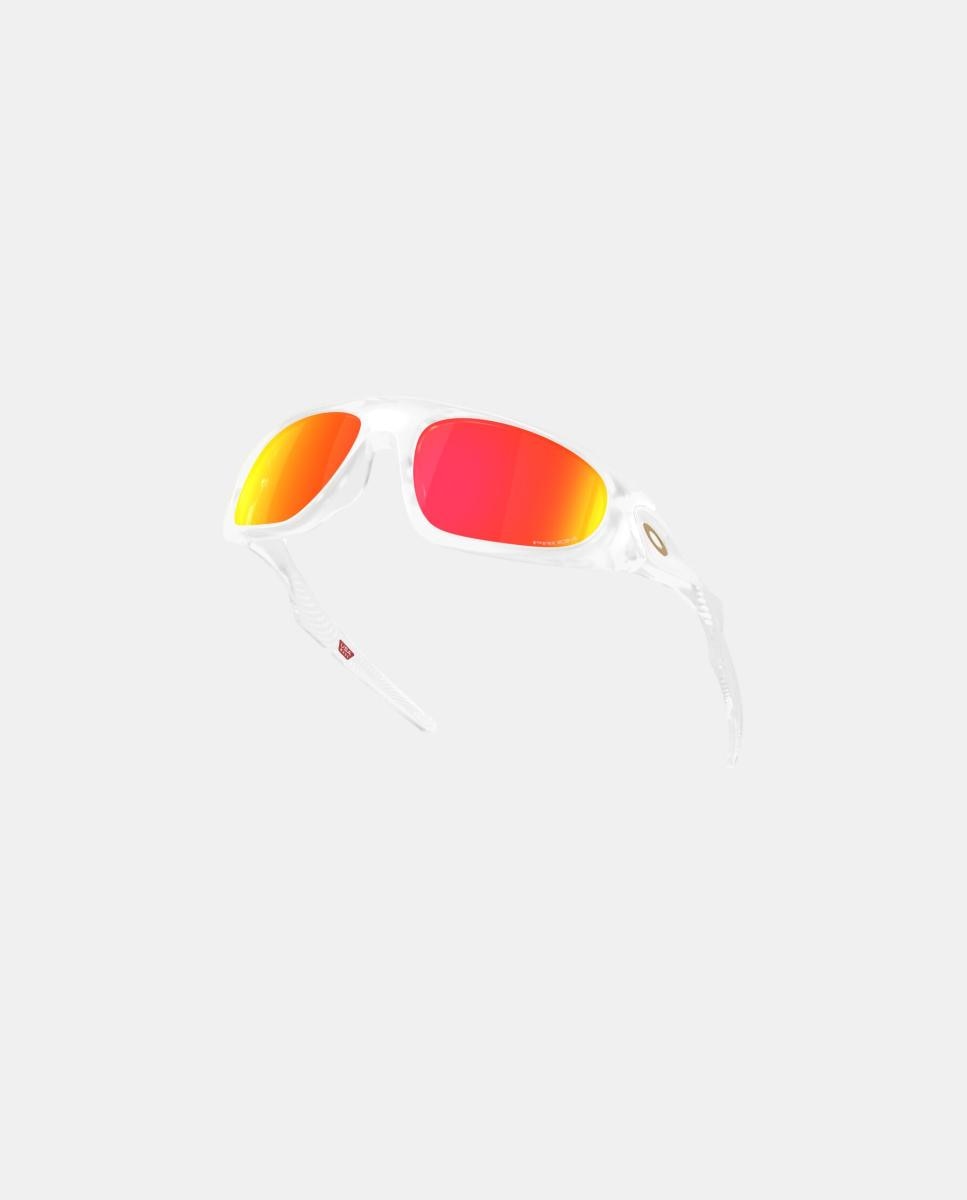 Gafa de sol unisex ovalada en inyectado con lente espejada - Oakley - Transparente Transparente-9