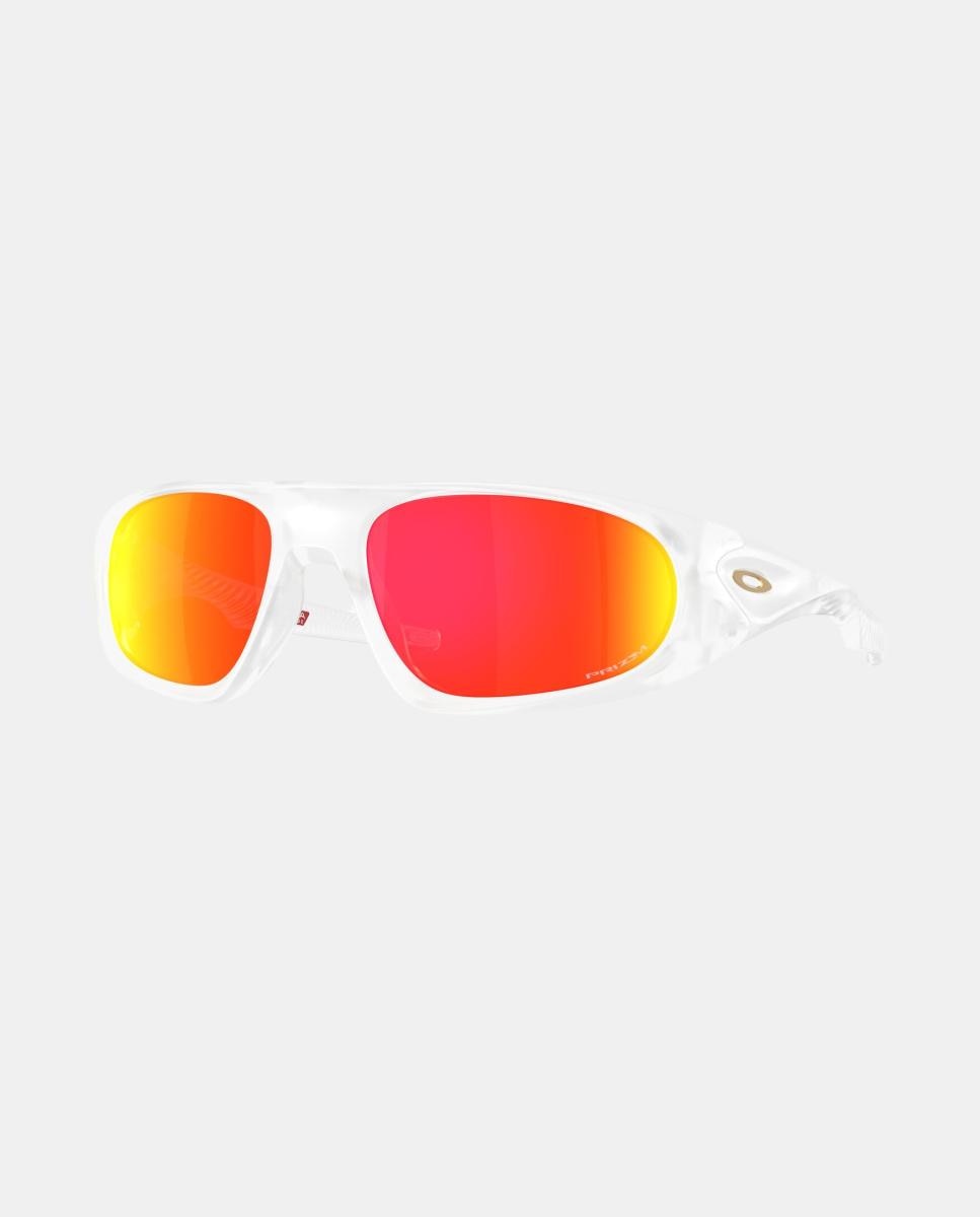 Gafa de sol unisex ovalada en inyectado con lente espejada - Oakley - Transparente Transparente-11