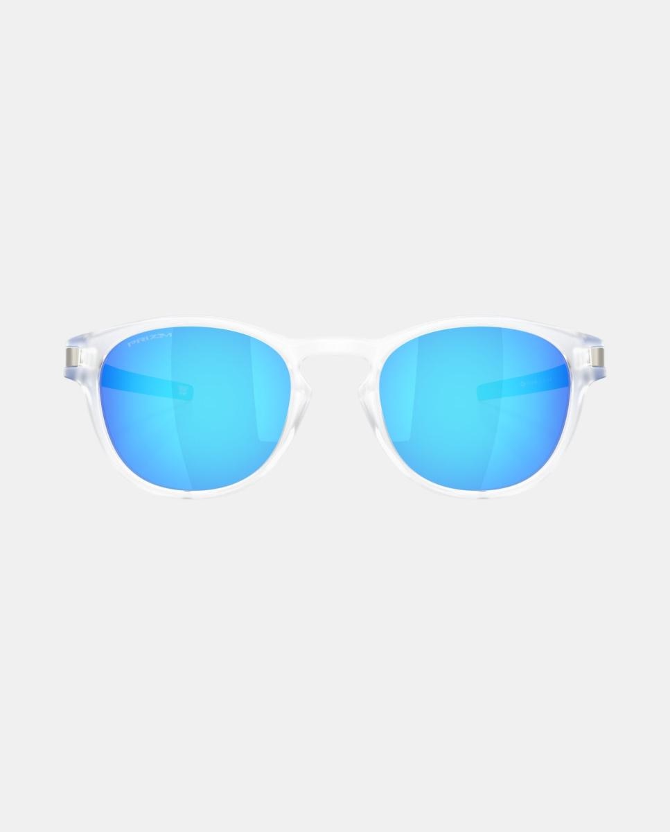 Gafa de sol de hombre ovalada en inyectado con lente espejada - Oakley - Transparente Transparente-4