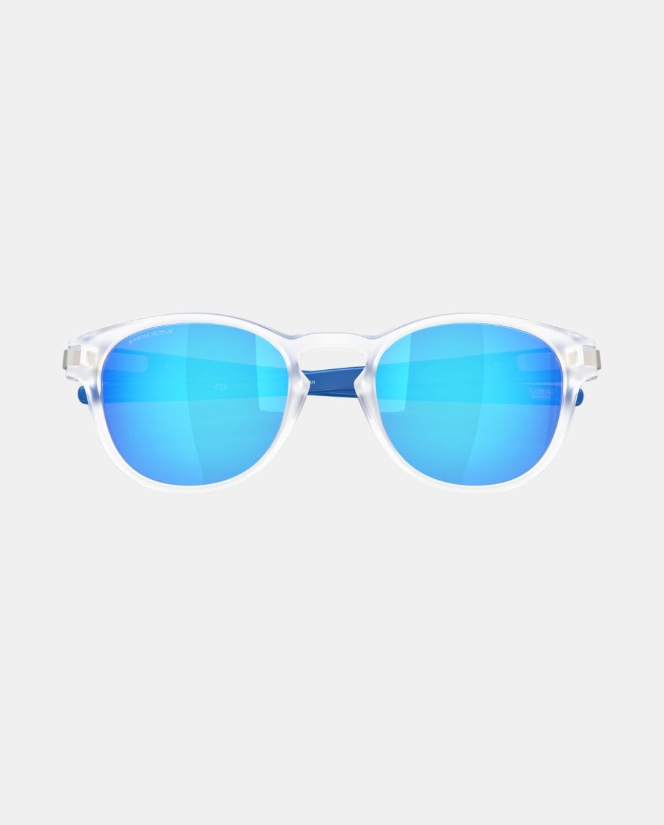 Gafa de sol de hombre ovalada en inyectado con lente espejada - Oakley - Transparente Transparente-5