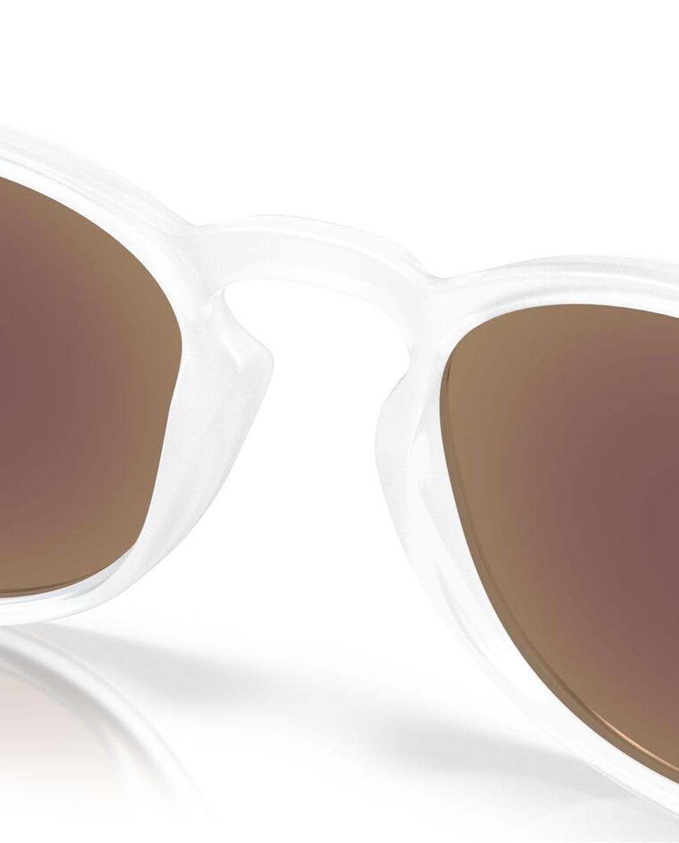 Gafa de sol de hombre ovalada en inyectado con lente espejada - Oakley - Transparente Transparente-7