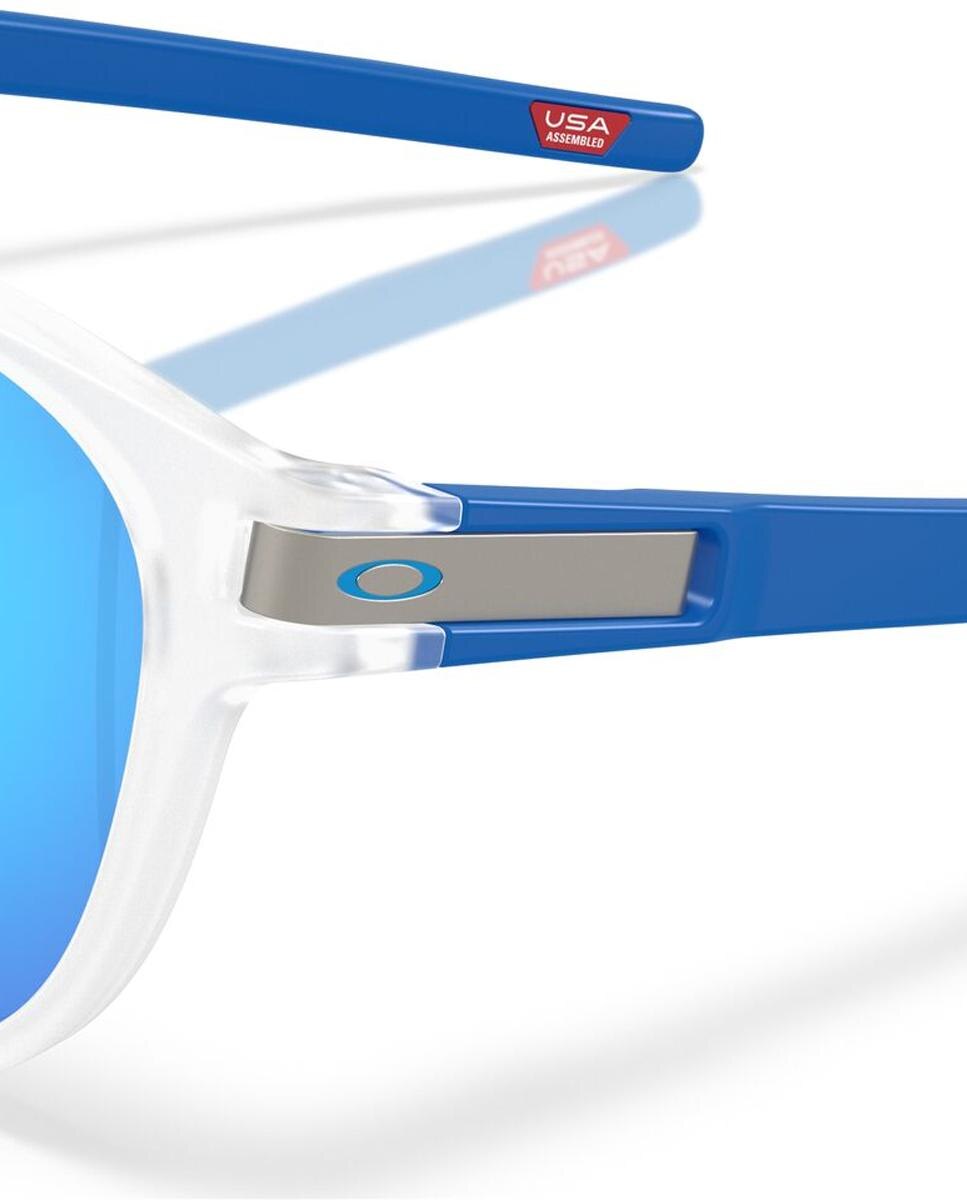 Gafa de sol de hombre ovalada en inyectado con lente espejada - Oakley - Transparente Transparente-8