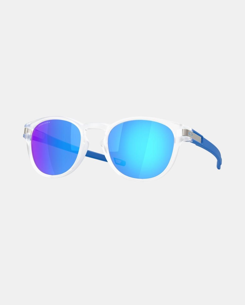 Gafa de sol de hombre ovalada en inyectado con lente espejada - Oakley - Transparente Transparente-11