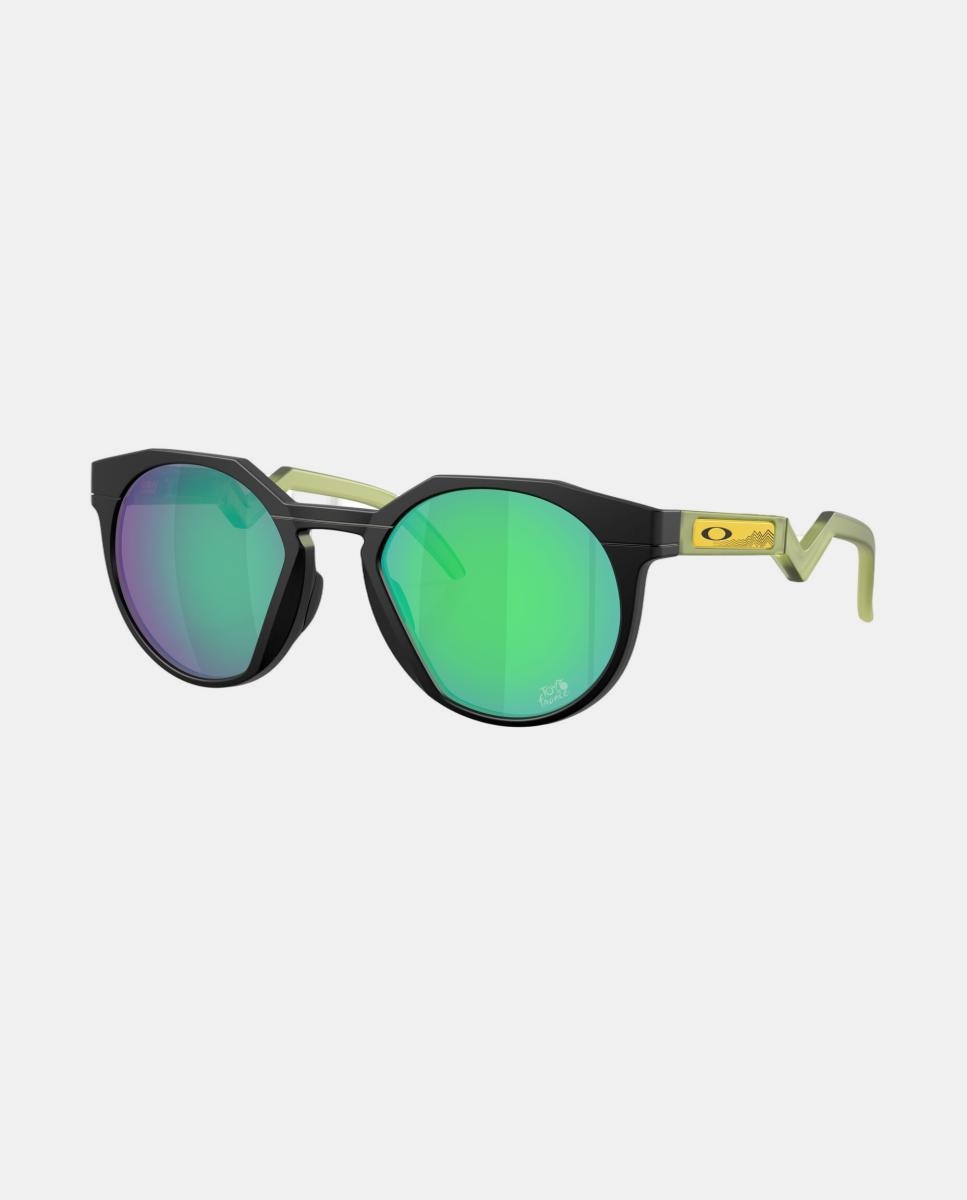 Gafa de sol de hombre redonda en inyectado con lente espejada - Oakley - Negro Negro-2