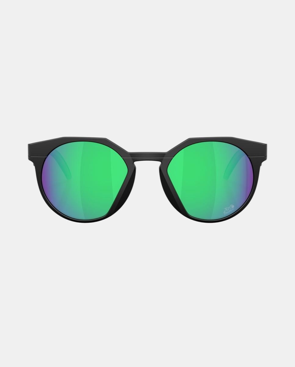 Gafa de sol de hombre redonda en inyectado con lente espejada - Oakley - Negro Negro-4