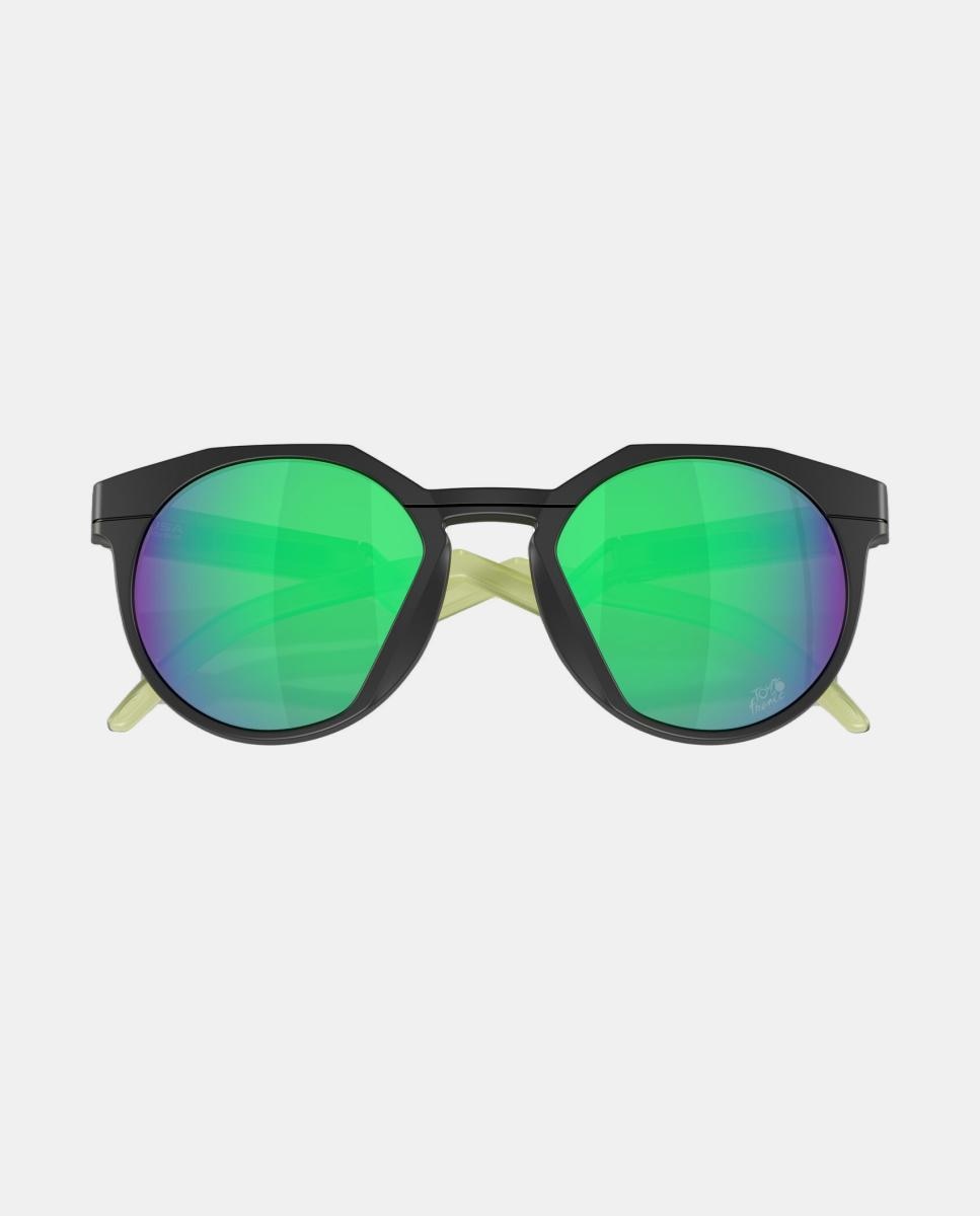 Gafa de sol de hombre redonda en inyectado con lente espejada - Oakley - Negro Negro-5