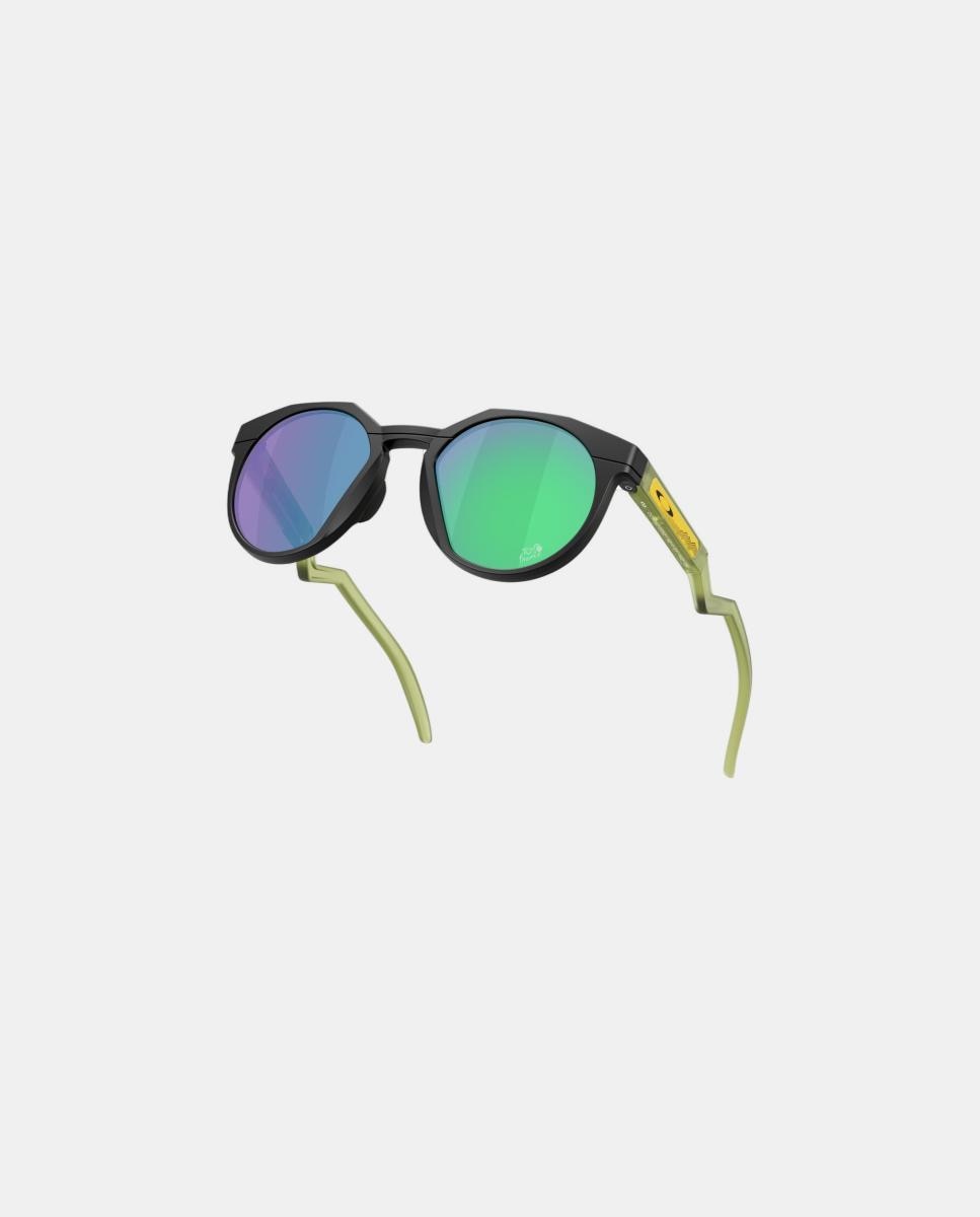 Gafa de sol de hombre redonda en inyectado con lente espejada - Oakley - Negro Negro-9