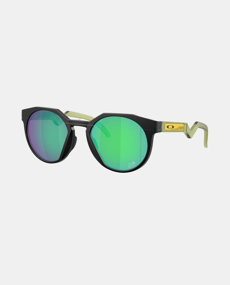 Gafa de sol de hombre redonda en inyectado con lente espejada - Oakley - Negro Negro-10