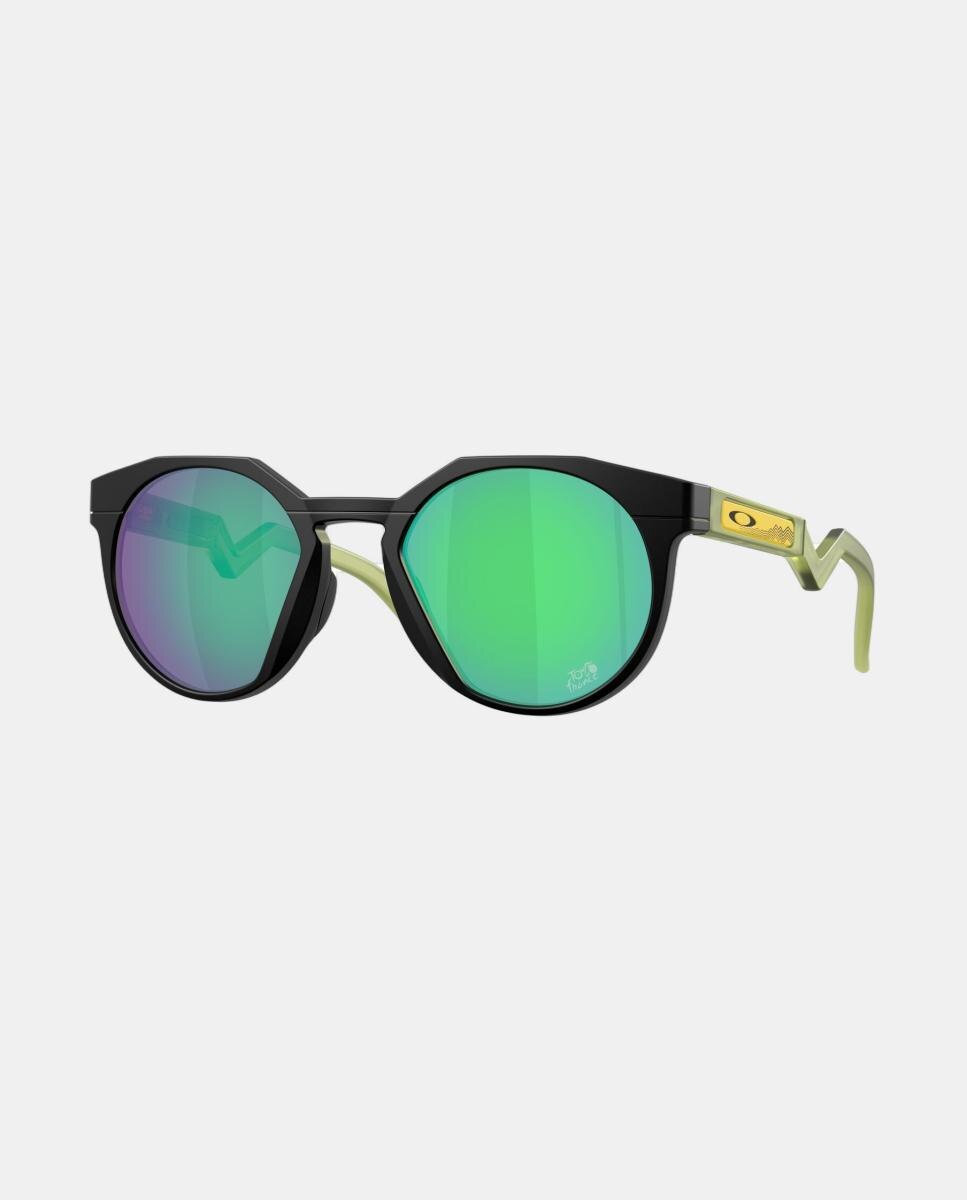 Gafa de sol de hombre redonda en inyectado con lente espejada - Oakley - Negro Negro-11