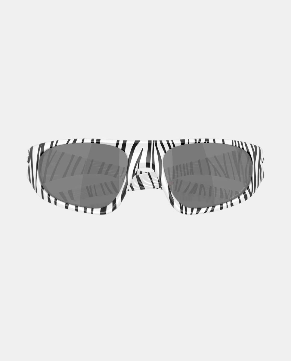 Gafa de sol unisex ovalada en inyectado con lente espejada - Oakley - Blanco Blanco-5