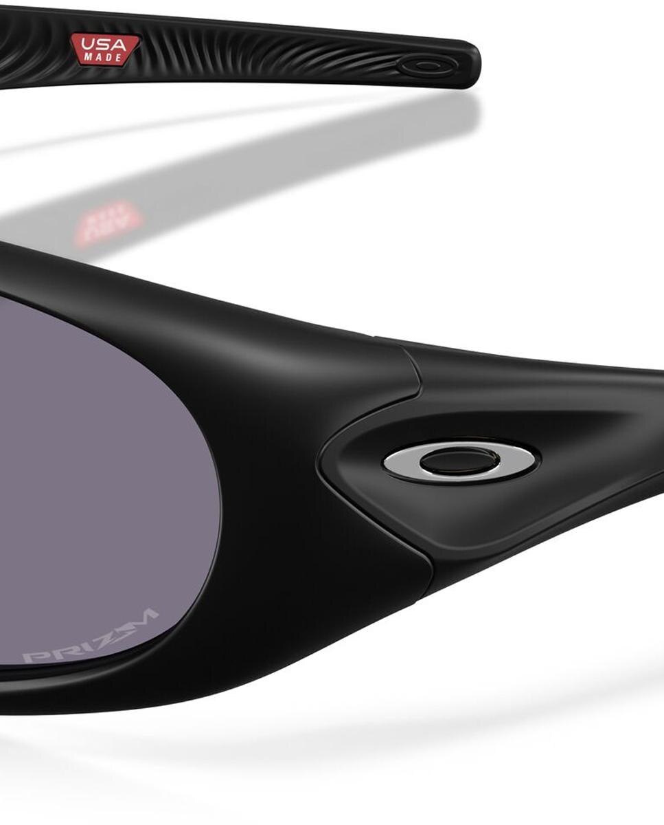 Gafa de sol de unisex ovalada en inyectado con lente espejada - Oakley - Negro Negro-8