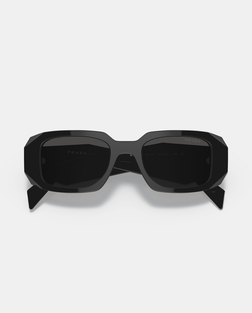 Imagen 5 de Gafas de sol PR 17WS de mujer rectangular en acetato - Prada - Azul Azul