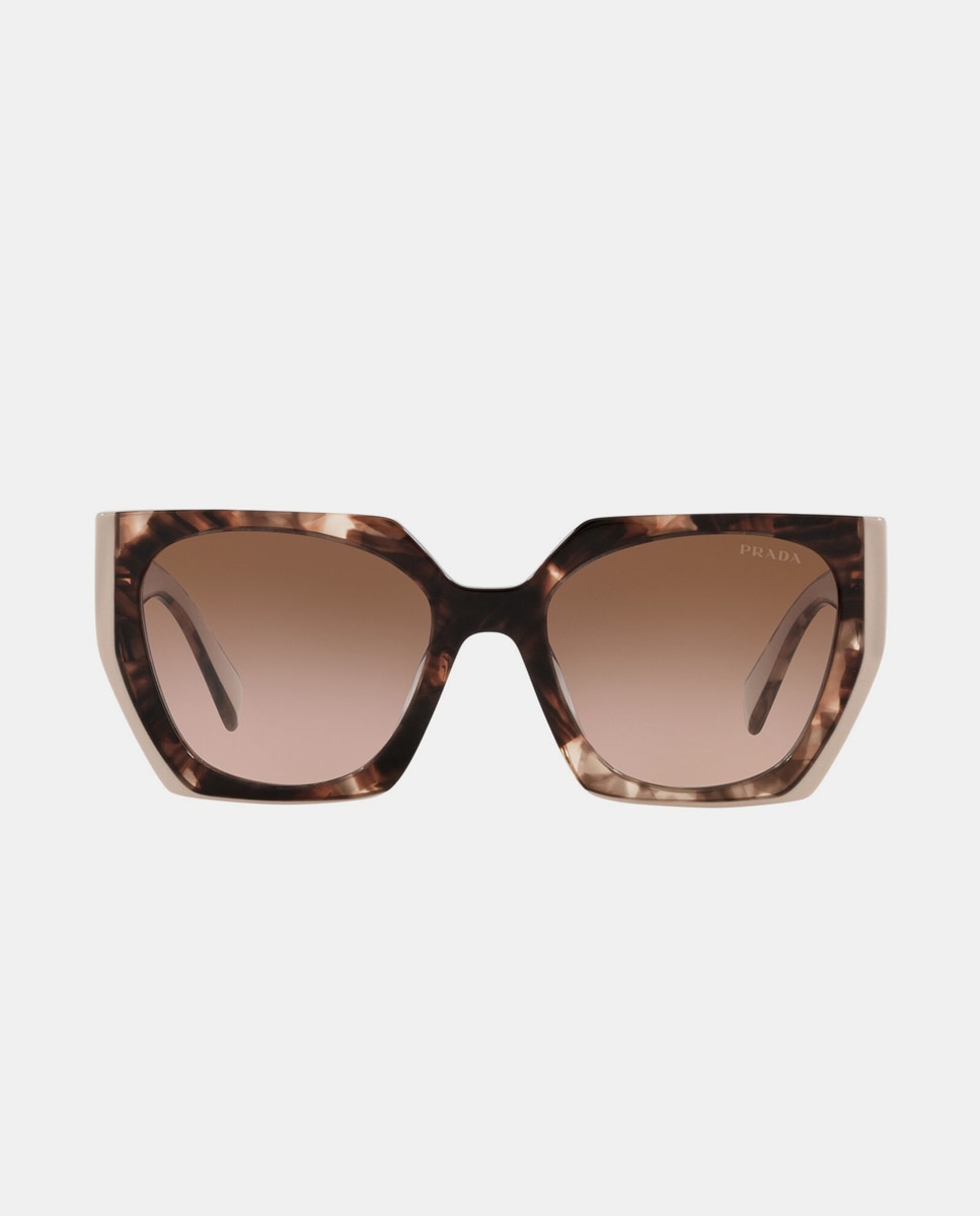 Imagen 0 de Gafas de sol PR 15WS de mujer rectangular en acetato con lente degradada Marrón
