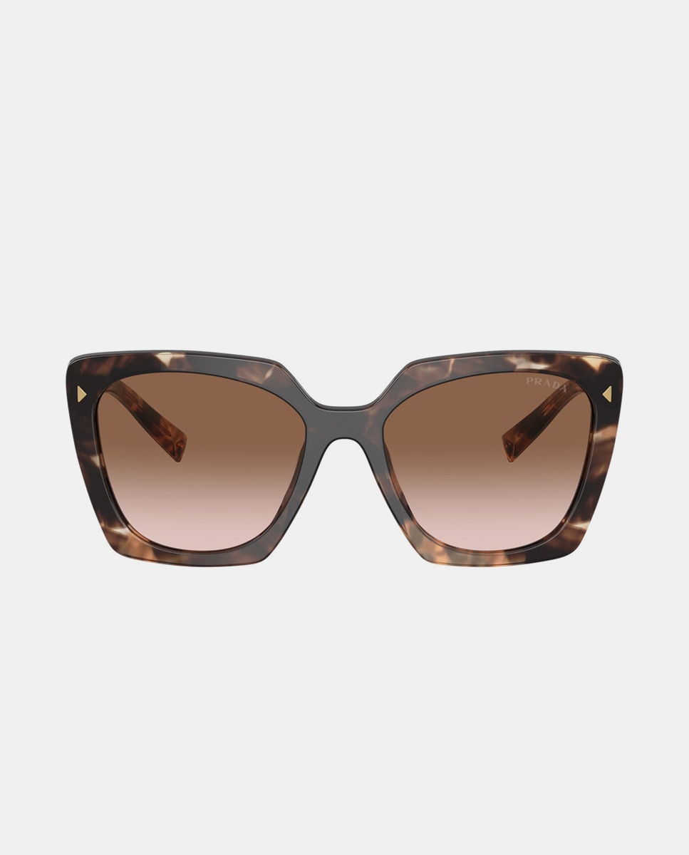 Imagen 0 de Gafas de sol PR 23ZS de mujer cuadrada en acetato con lente degradada Marrón