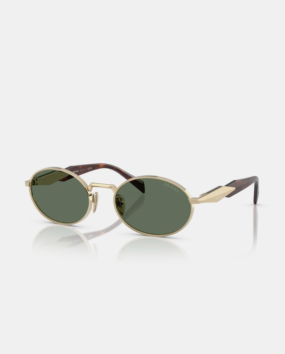 Imagen 2 de Gafas de sol PR 65ZS de mujer ovalada en metal - Prada - Oro Oro