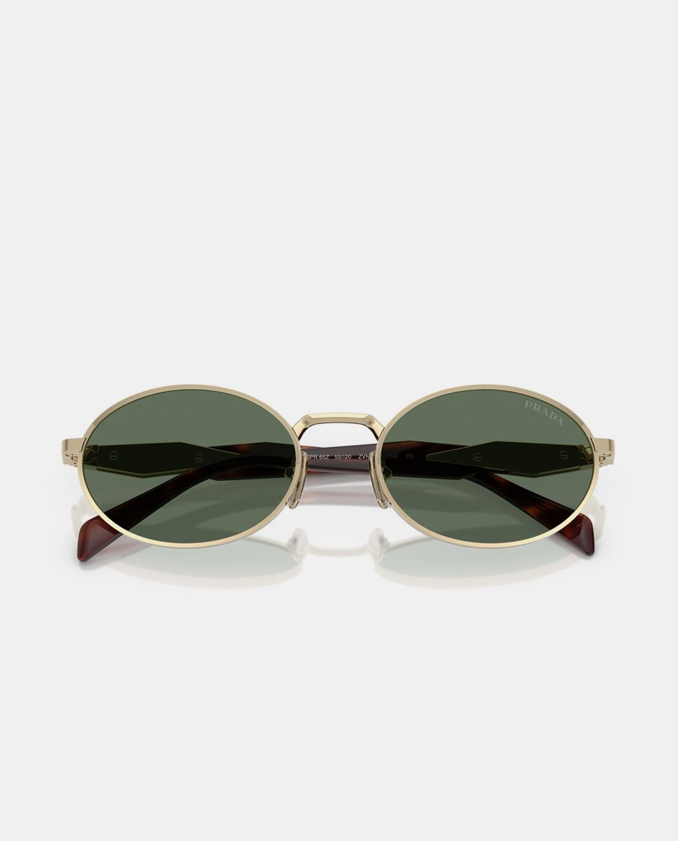 Imagen 5 de Gafas de sol PR 65ZS de mujer ovalada en metal - Prada - Oro Oro