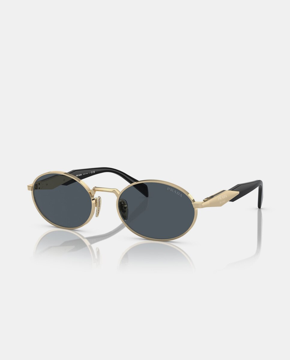 Gafas de sol PR 65ZS de mujer ovalada en metal - Prada - Oro Oro-2