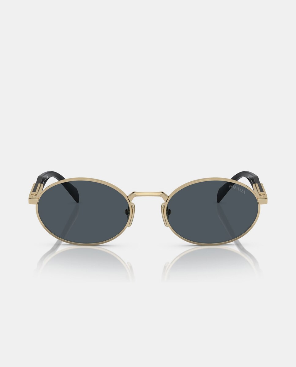 Gafas de sol PR 65ZS de mujer ovalada en metal - Prada - Oro Oro-4