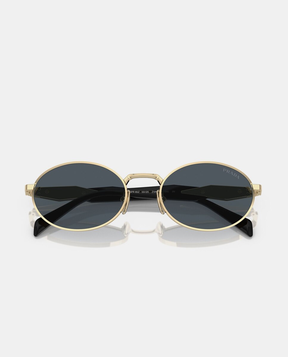 Gafas de sol PR 65ZS de mujer ovalada en metal - Prada - Oro Oro-5
