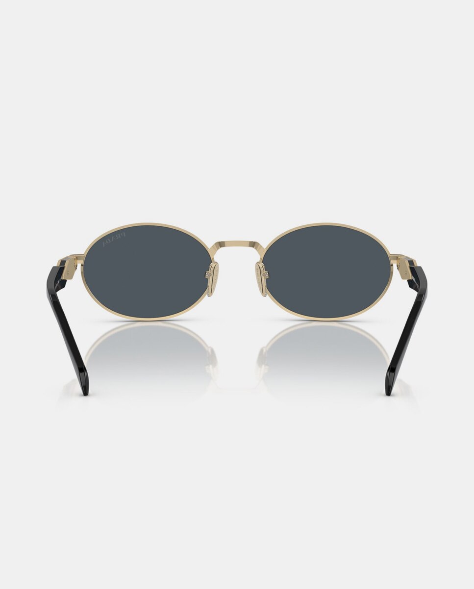 Gafas de sol PR 65ZS de mujer ovalada en metal - Prada - Oro Oro-6