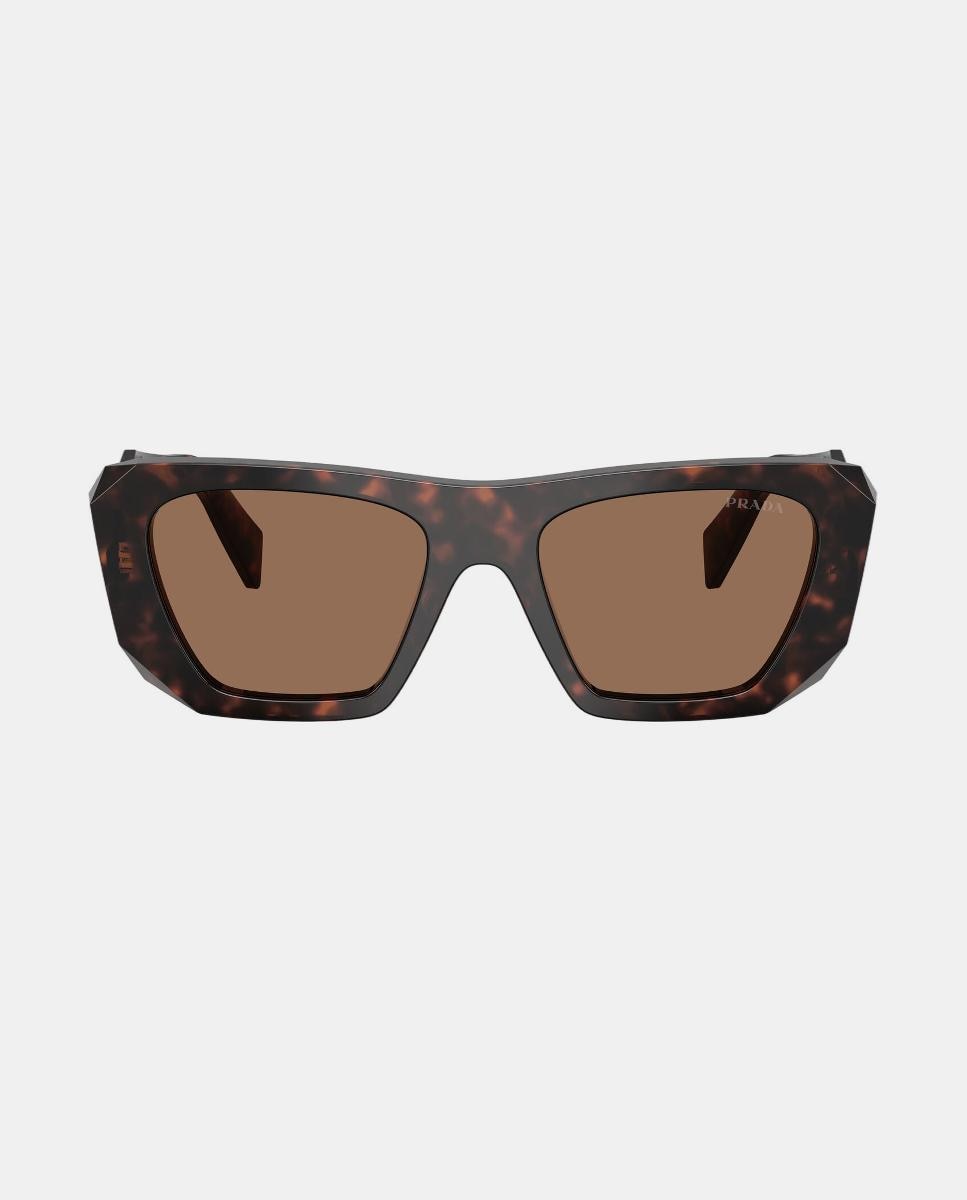Imagen 0 de Gafas de sol PR B18S de mujer cuadrada en acetato Marrón
