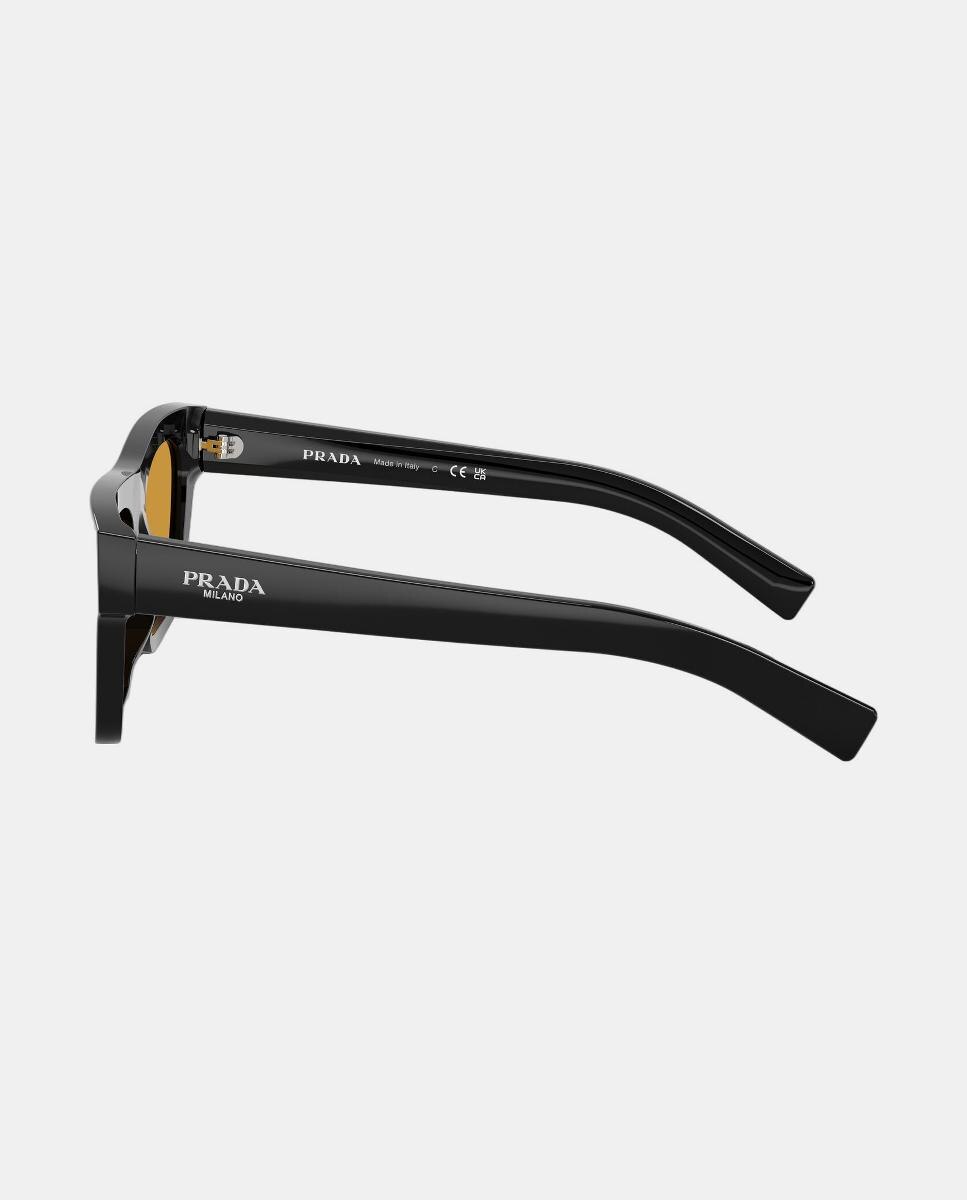 Gafas de sol PR C03S de hombre rectangular en acetato - Prada - Negro Negro-3