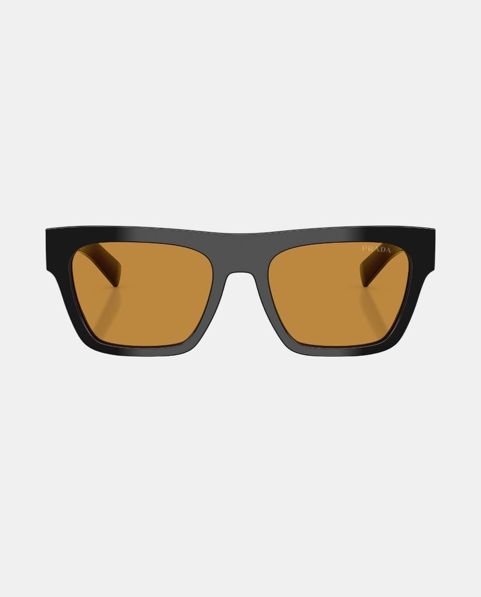 Gafas de sol PR C03S de hombre rectangular en acetato - Prada - Negro Negro-4