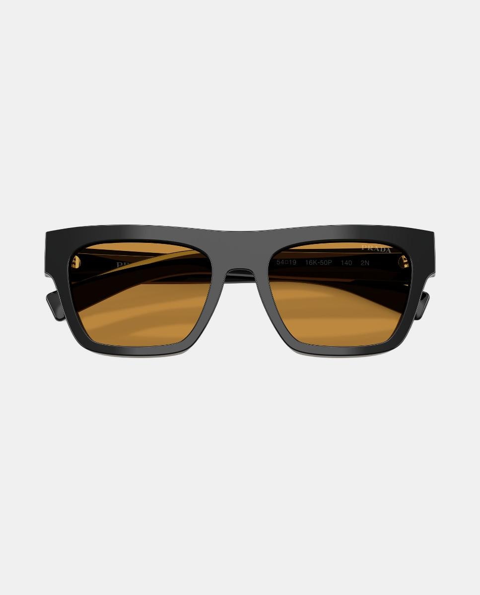 Gafas de sol PR C03S de hombre rectangular en acetato - Prada - Negro Negro-5