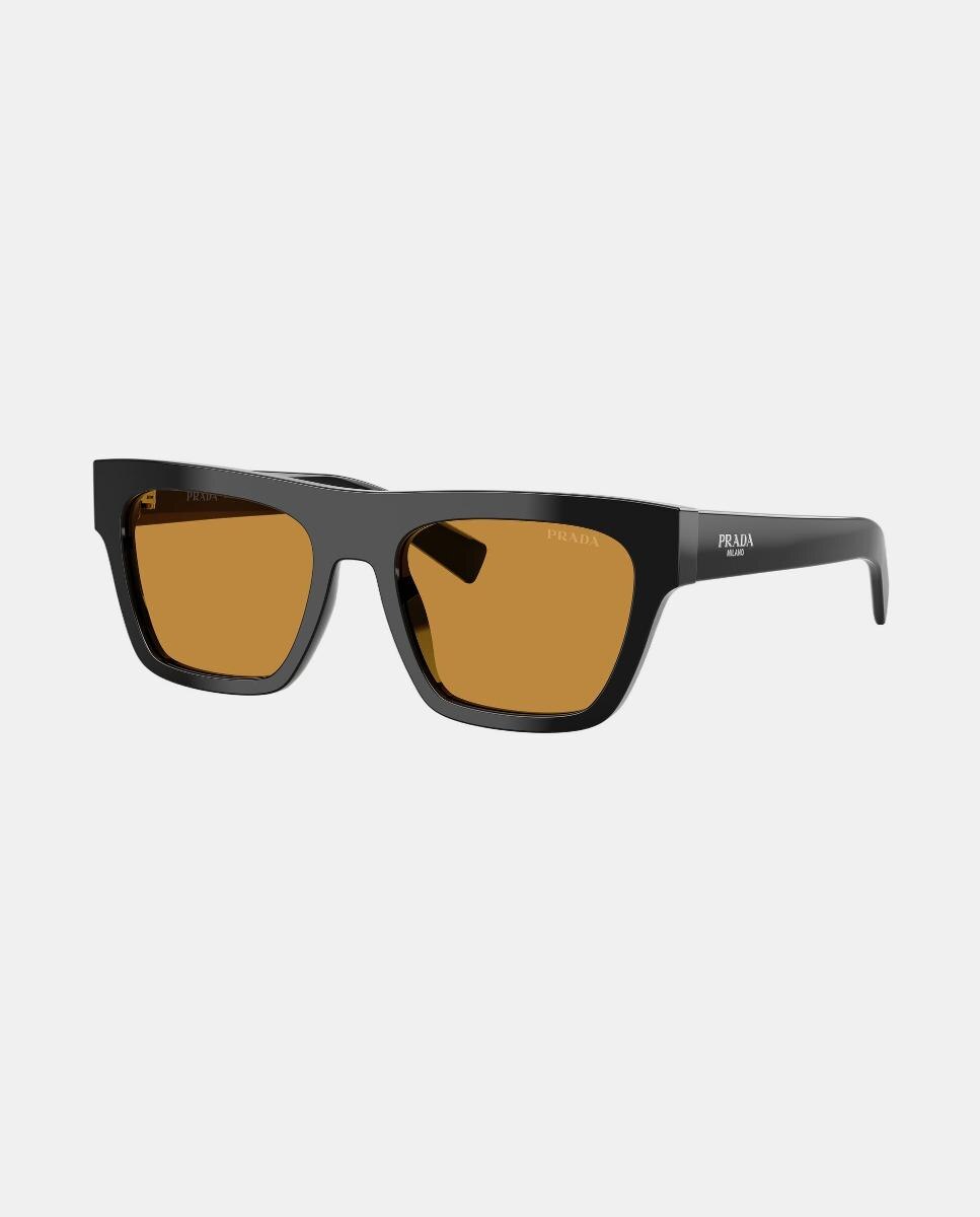 Gafas de sol PR C03S de hombre rectangular en acetato - Prada - Negro Negro-7