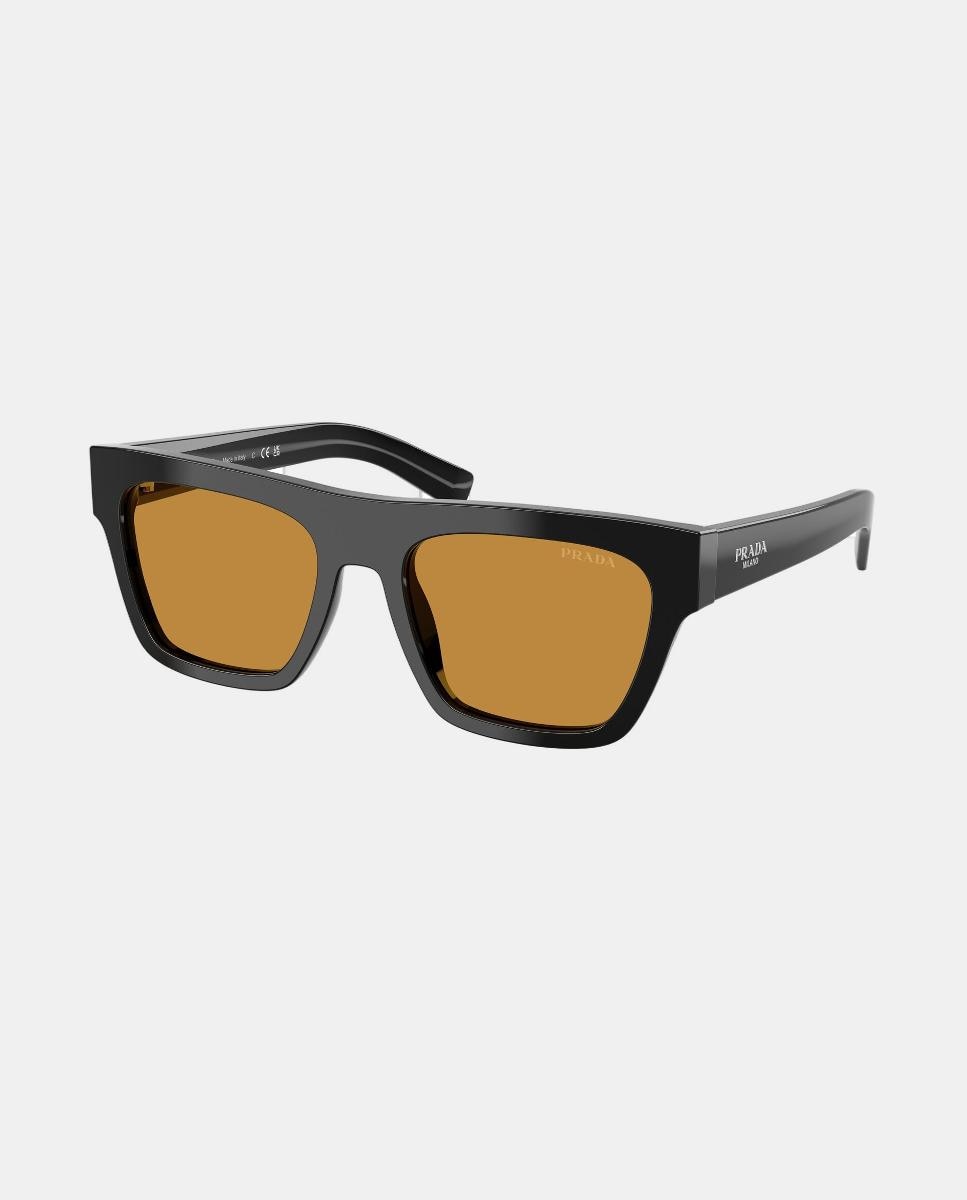 Gafas de sol PR C03S de hombre rectangular en acetato - Prada - Negro Negro-8