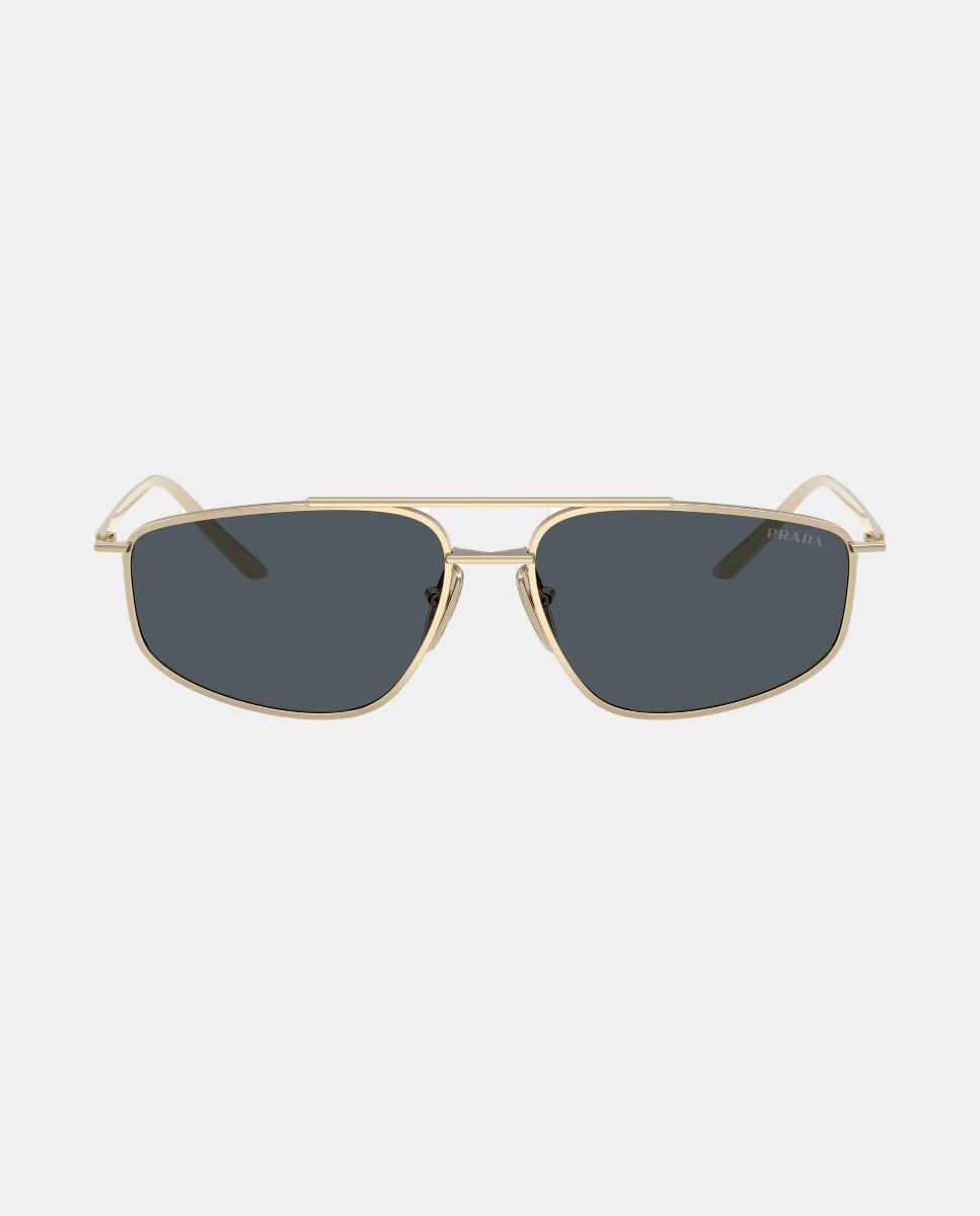 Imagen 0 de Gafas de sol PR C51S de mujer rectangular en metal Oro