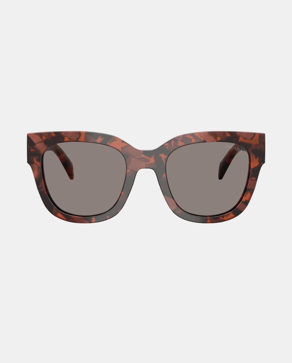 Imagen 0 de Gafas de sol PR C04S de mujer cuadrada en acetato Marrón
