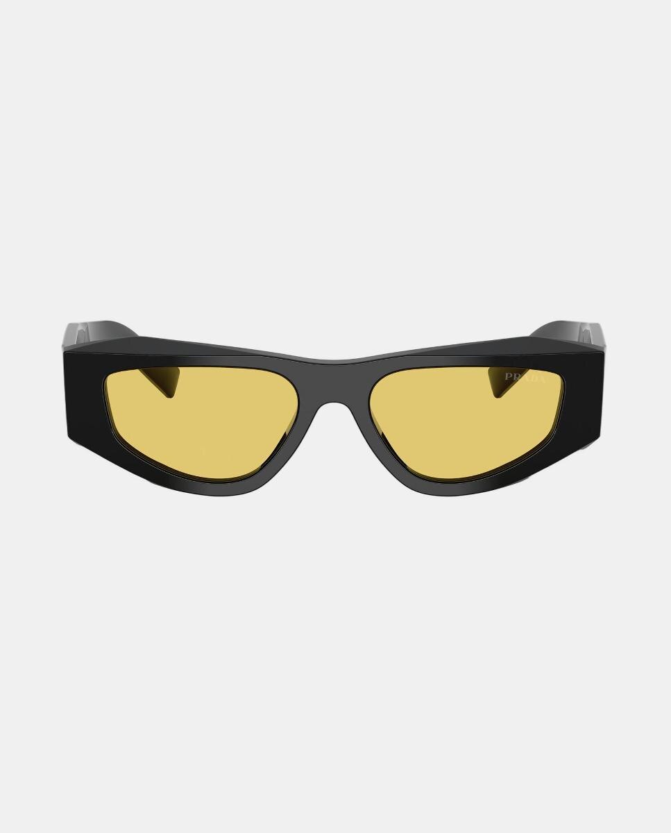 Imagen 0 de Gafas de sol PR B19S de hombre rectangular en acetato Negro