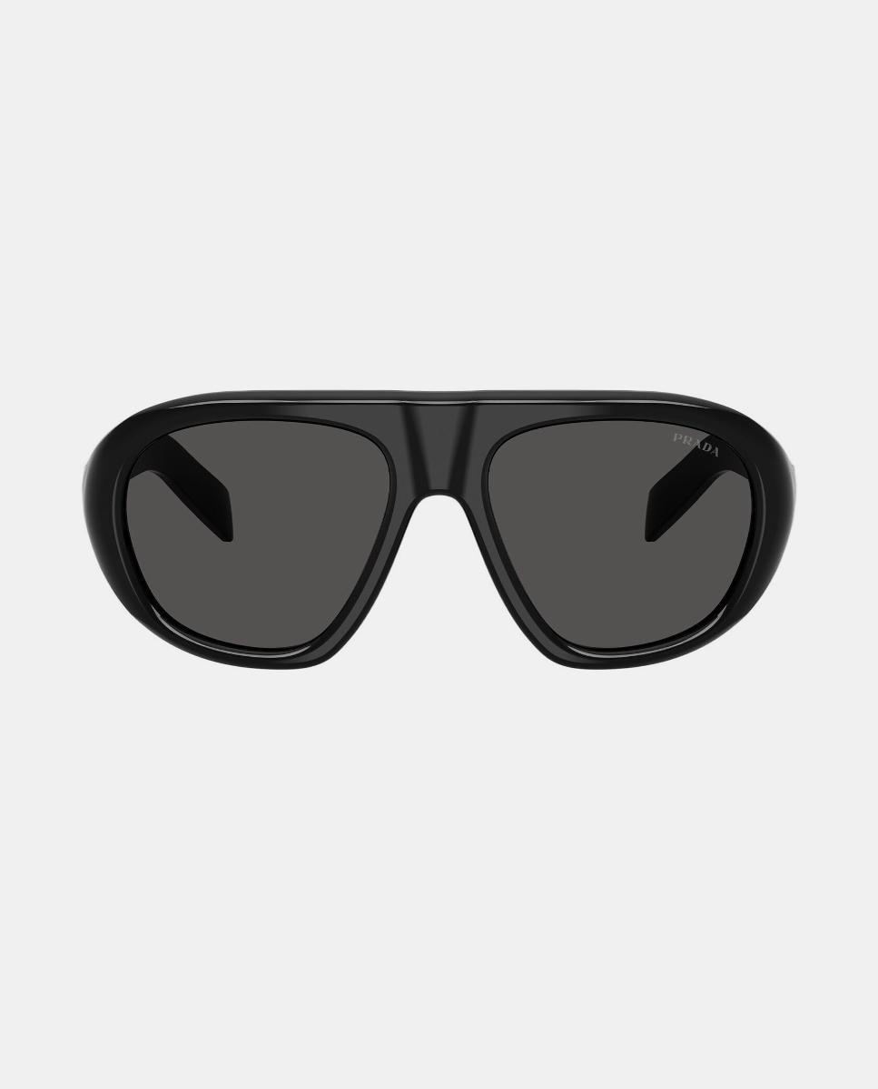 Imagen 0 de Gafas de sol PR C05S de mujer geométrica en acetato Negro