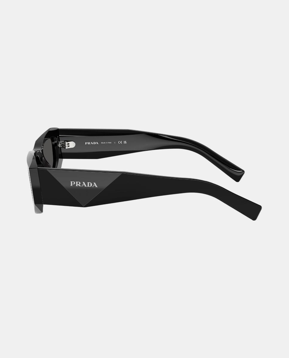 Gafas de sol PR B19S de hombre rectangular en acetato - Prada - Negro Negro-3