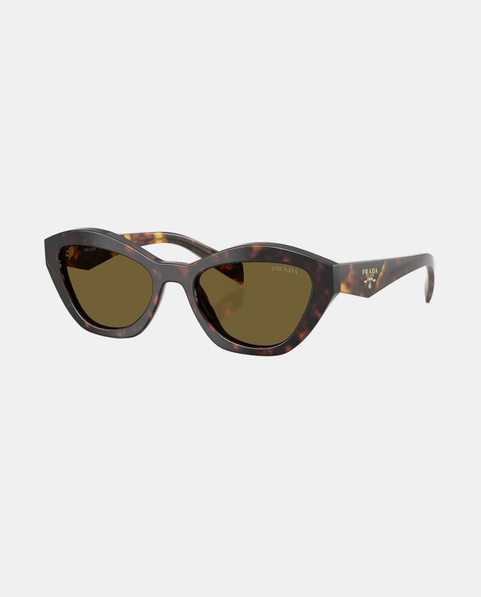 Imagen 2 de Gafas de sol PR A02S de mujer mariposa en acetato - Prada - Marrón Marrón