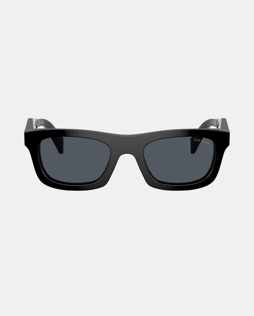 Imagen 0 de Gafas de sol PR C06S de mujer rectangular en acetato Negro