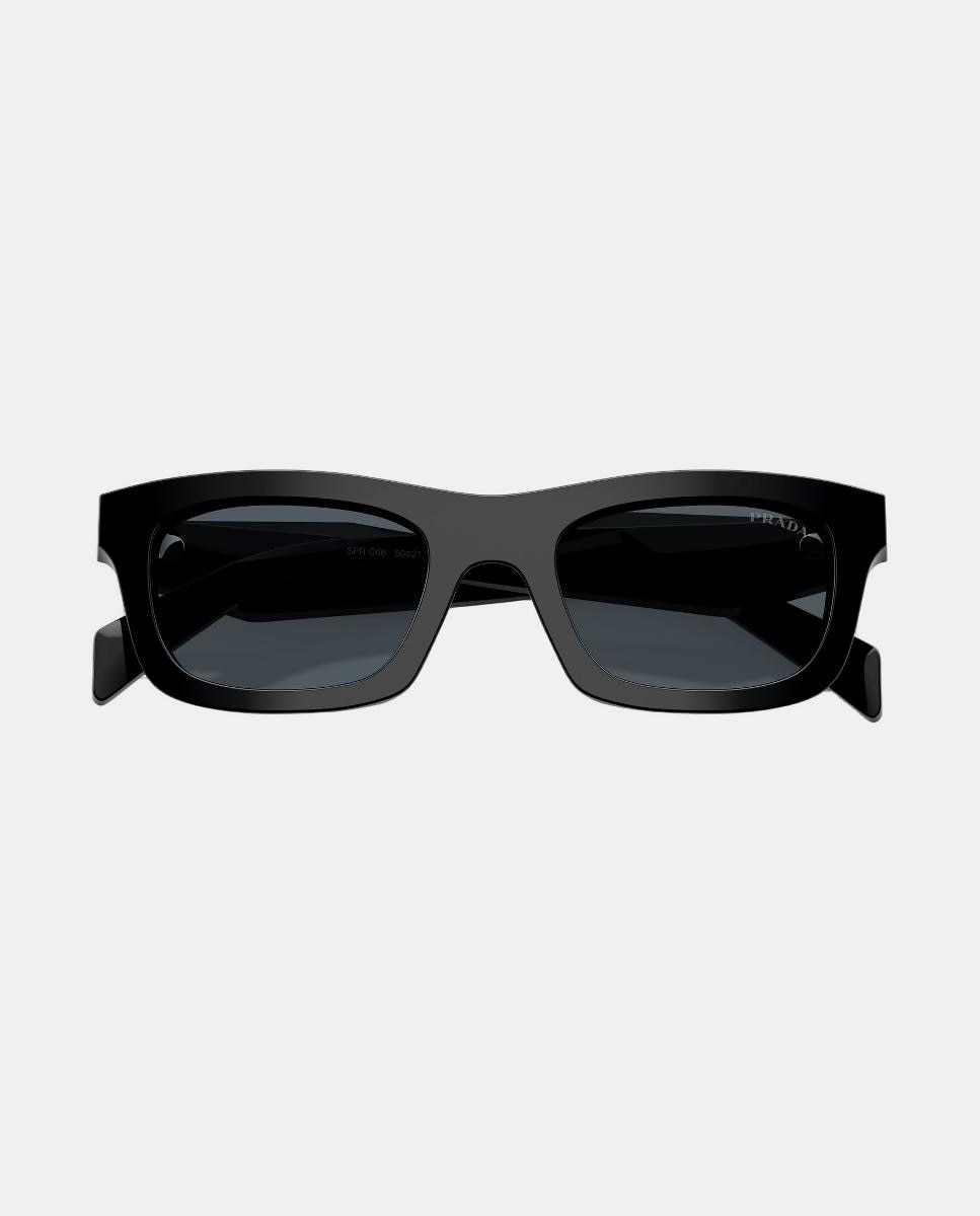 Gafas de sol PR C06S de mujer rectangular en acetato - Prada - Negro Negro-5
