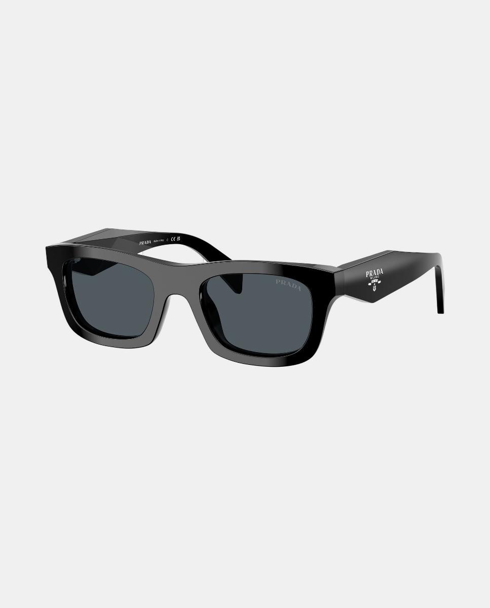 Gafas de sol PR C06S de mujer rectangular en acetato - Prada - Negro Negro-7