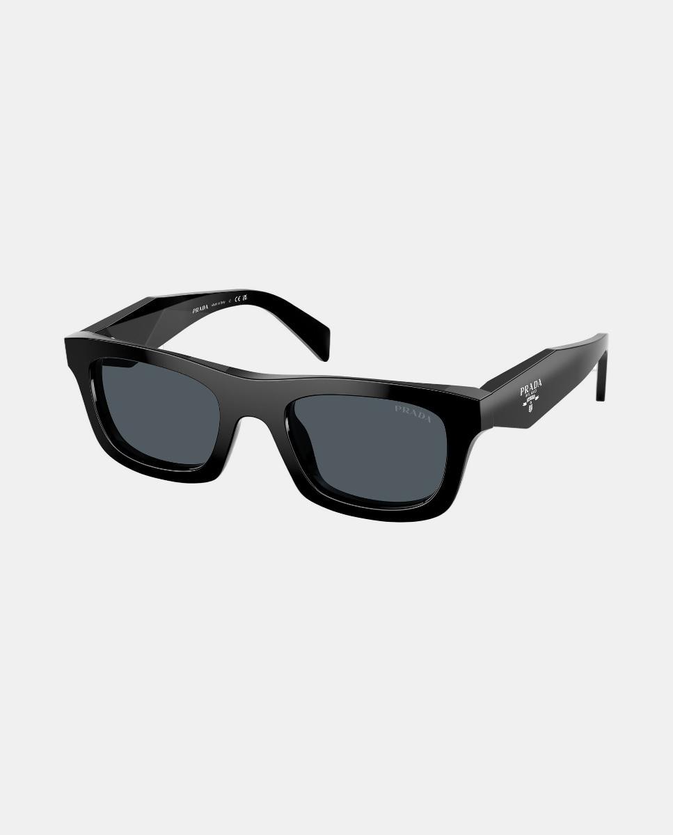 Gafas de sol PR C06S de mujer rectangular en acetato - Prada - Negro Negro-8