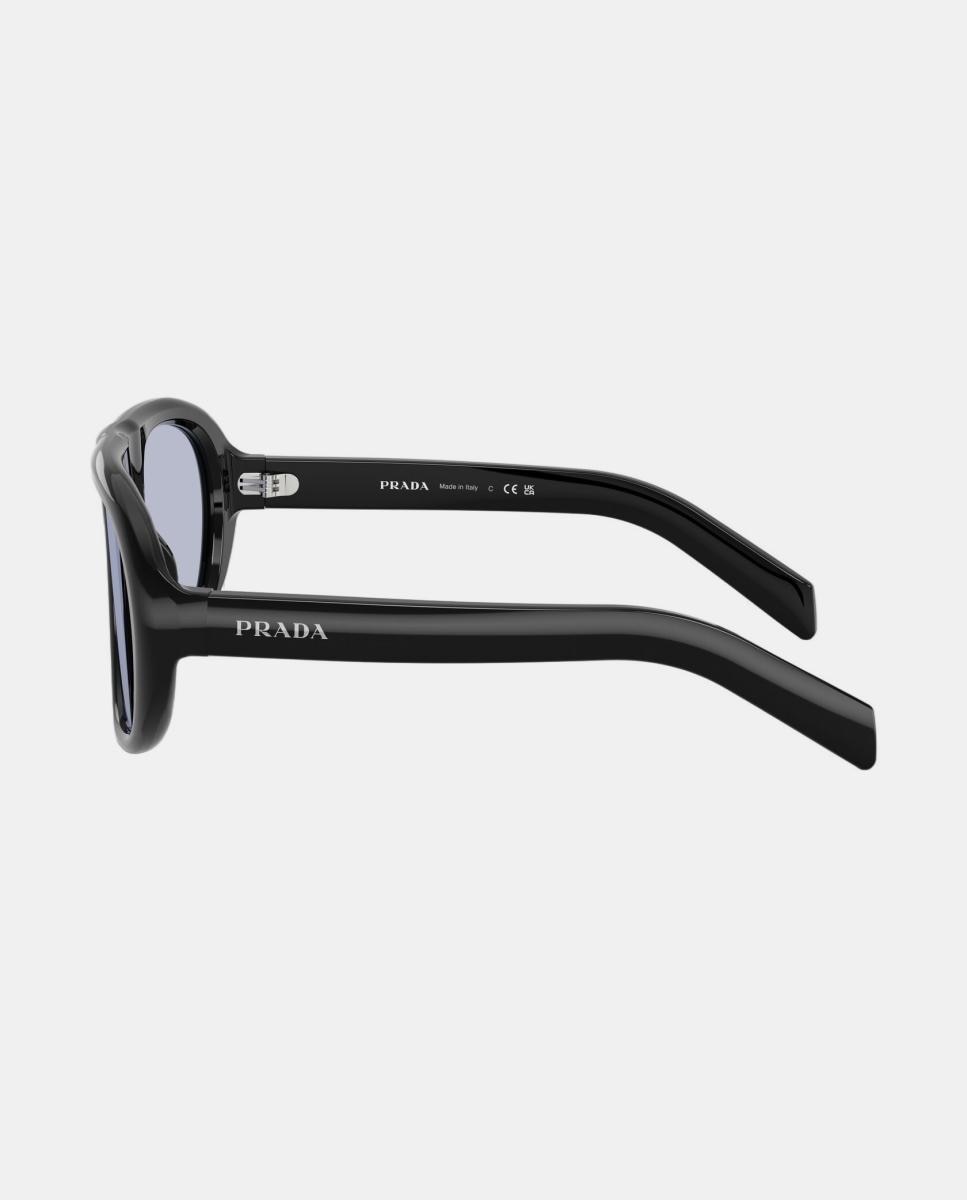 Imagen 3 de Gafas de sol PR C05S de mujer geométrica en acetato - Prada - Negro Negro