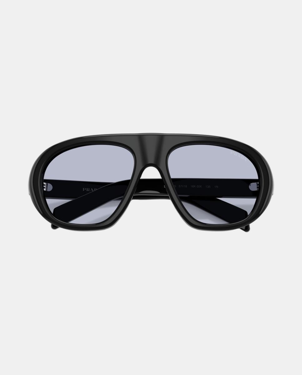 Imagen 5 de Gafas de sol PR C05S de mujer geométrica en acetato - Prada - Negro Negro