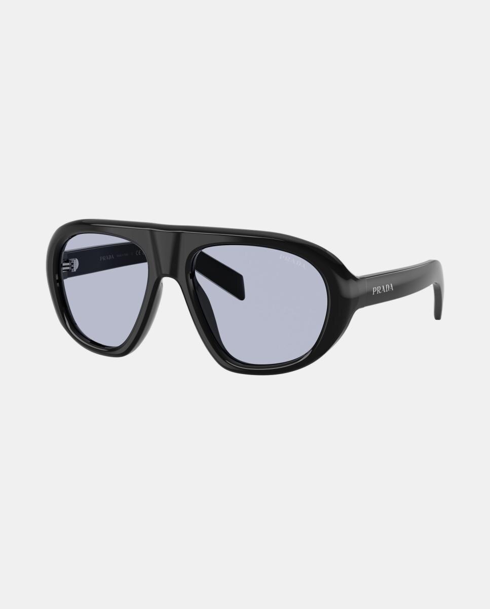 Imagen 7 de Gafas de sol PR C05S de mujer geométrica en acetato - Prada - Negro Negro